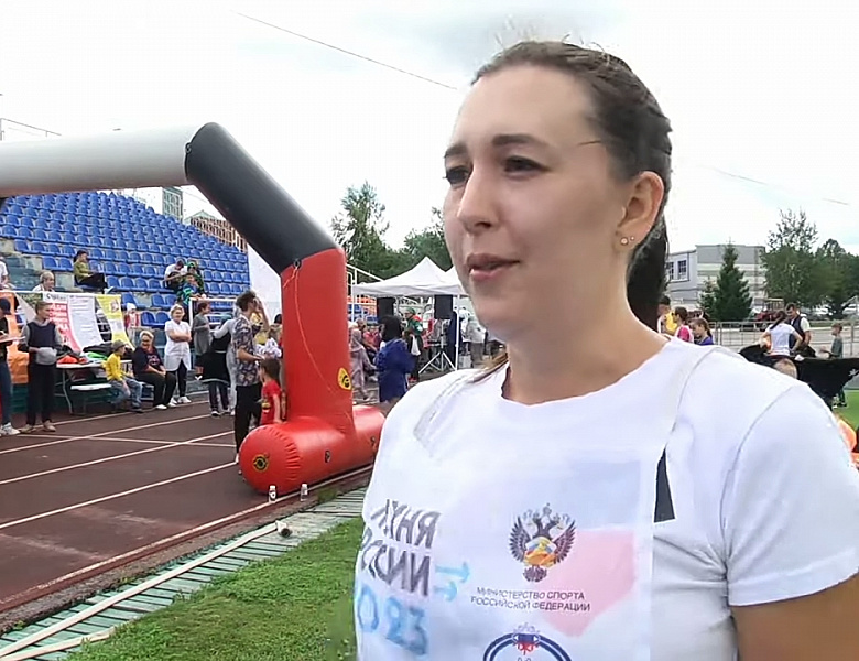 Аделя Нурдилаева участница благотворительного забега 